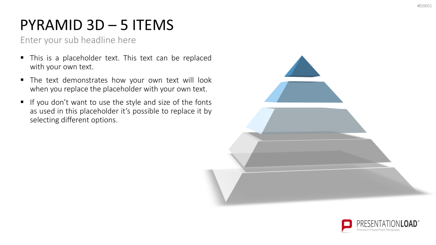 Pyramiden - 3D PowerPoint-Vorlage