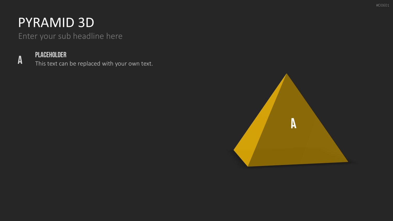 Pyramiden - 3D PowerPoint-Vorlage