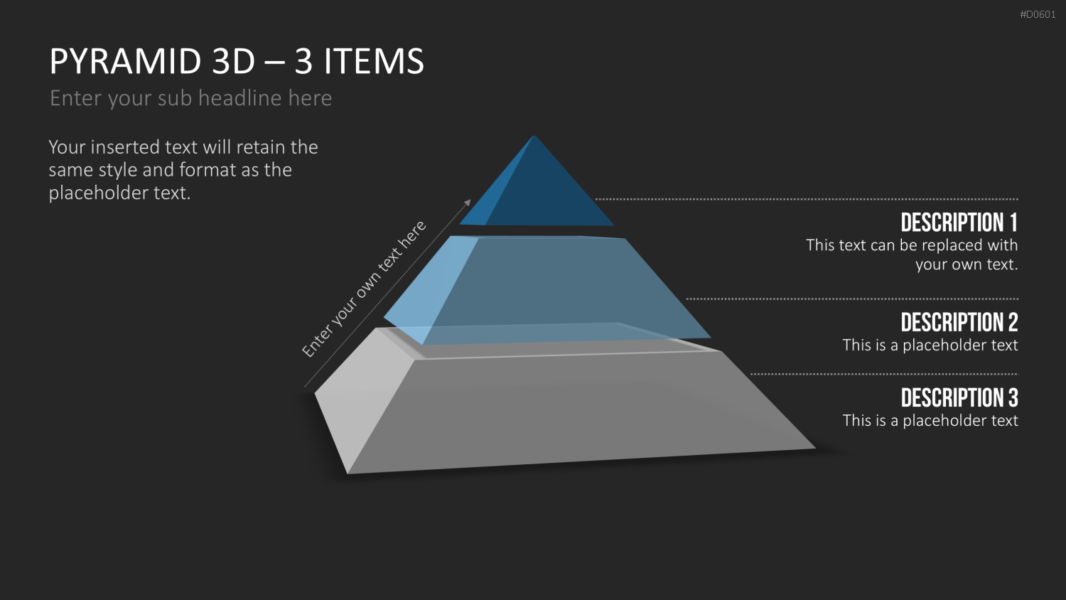 Pyramiden - 3D PowerPoint-Vorlage