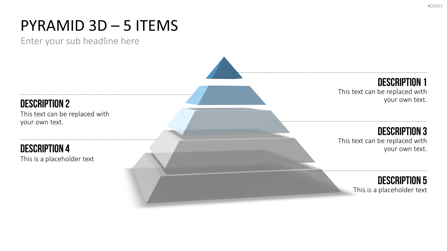 Pyramiden - 3D PowerPoint-Vorlage