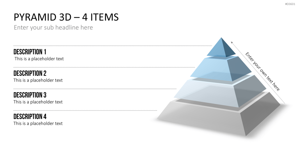 Pyramiden - 3D PowerPoint-Vorlage