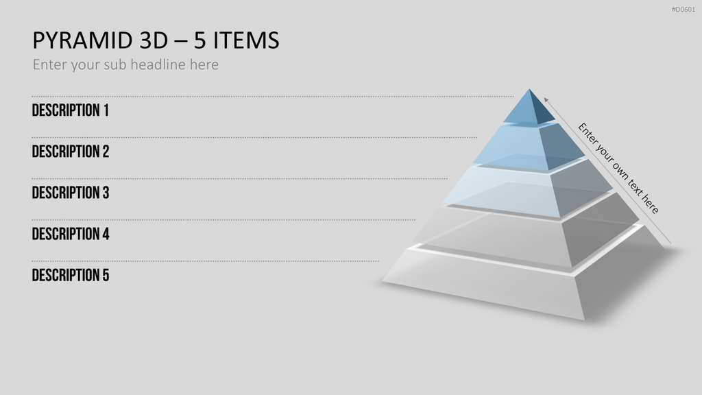 Pyramiden - 3D PowerPoint-Vorlage