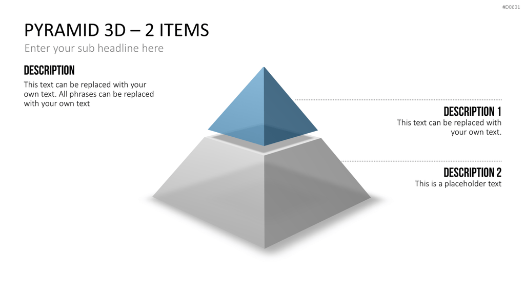 Pyramiden - 3D PowerPoint-Vorlage