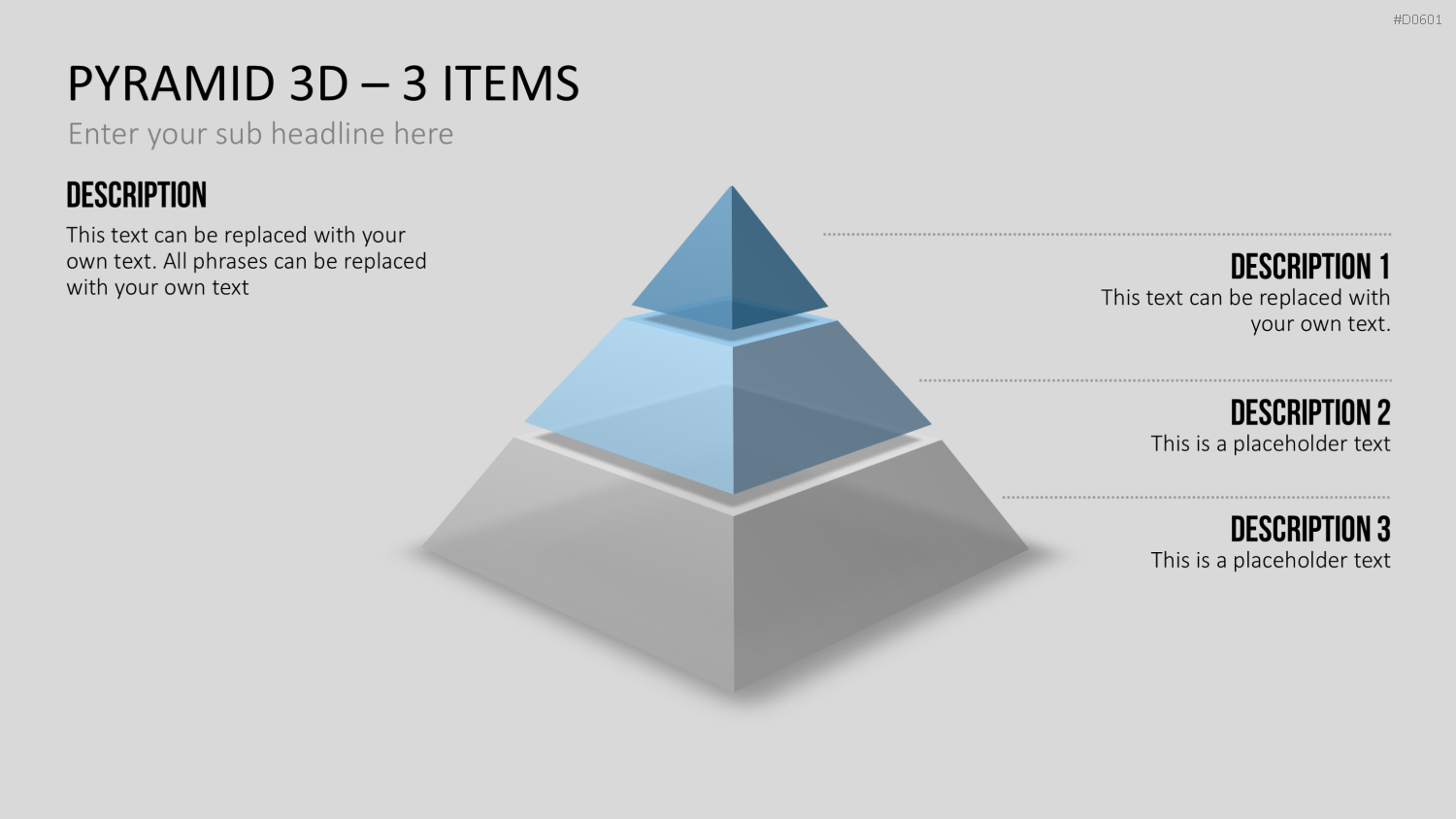 Pyramiden - 3D PowerPoint-Vorlage