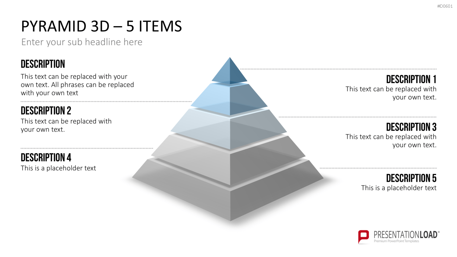 Pyramiden - 3D PowerPoint-Vorlage
