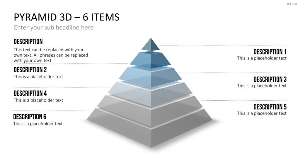 Pyramiden - 3D PowerPoint-Vorlage