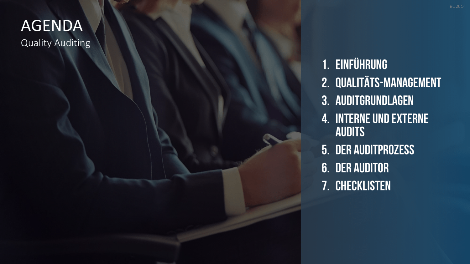 Quality Auditing PowerPoint-Vorlage