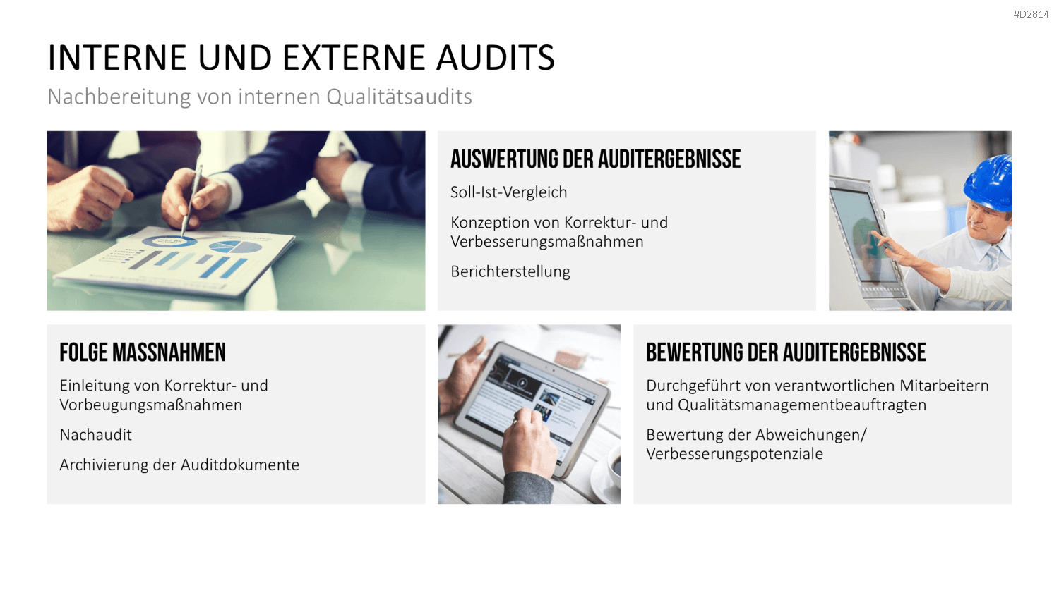 Quality Auditing PowerPoint-Vorlage