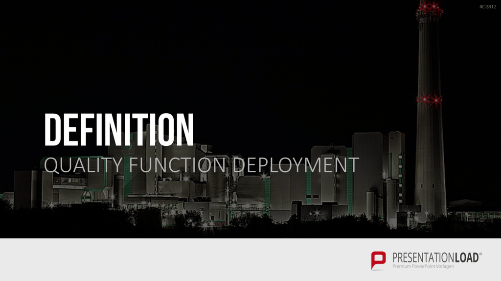 Quality Function Deployment PowerPoint-Vorlage