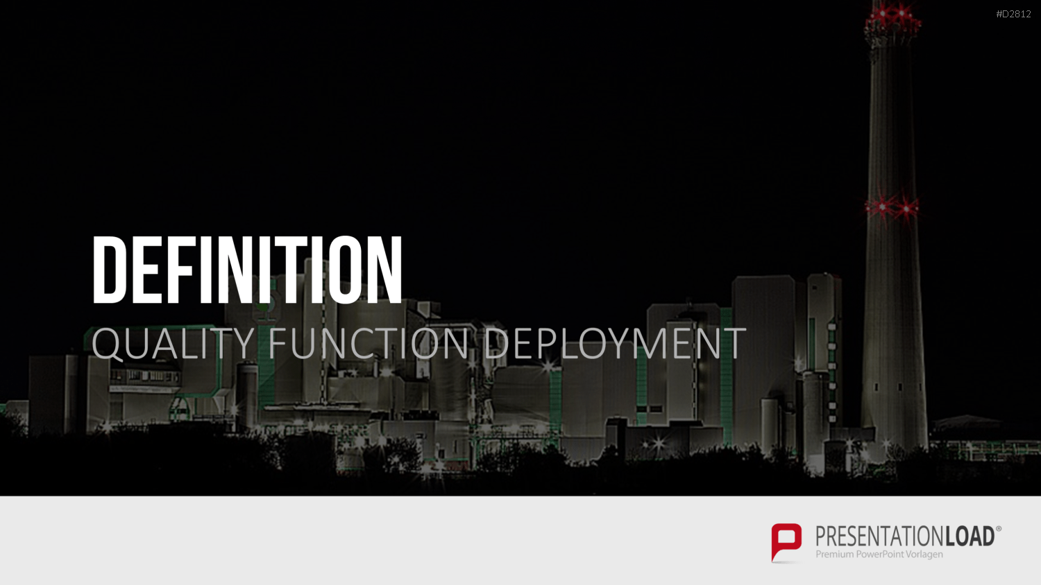 Quality Function Deployment PowerPoint-Vorlage