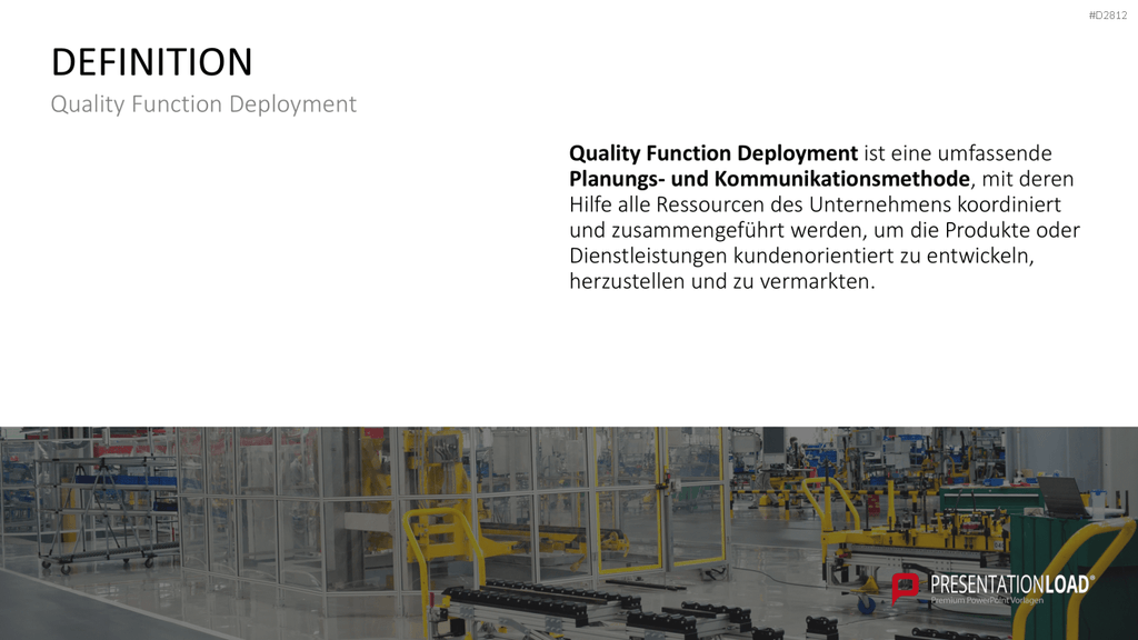 Quality Function Deployment PowerPoint-Vorlage