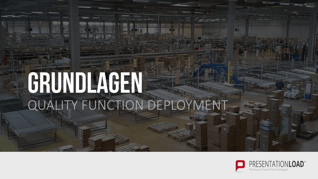 Quality Function Deployment PowerPoint-Vorlage