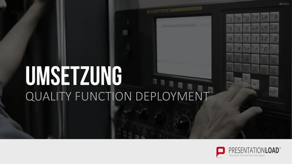 Quality Function Deployment PowerPoint-Vorlage