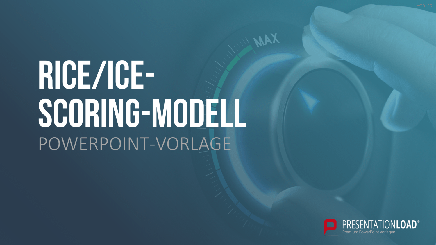 RICE/ICE-Scoring-Modell PowerPoint Vorlage
