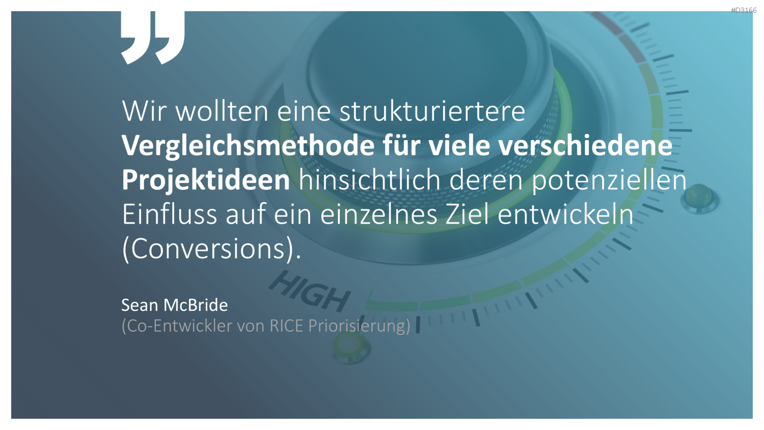 RICE/ICE-Scoring-Modell PowerPoint Vorlage