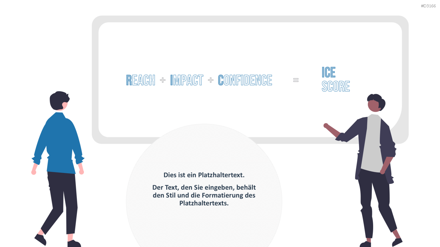 RICE/ICE-Scoring-Modell PowerPoint Vorlage
