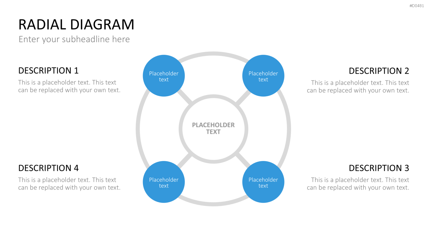 Radial Diagram - Toolbox PowerPoint-Vorlage