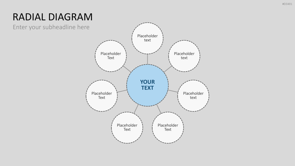Radial Diagram - Toolbox PowerPoint-Vorlage