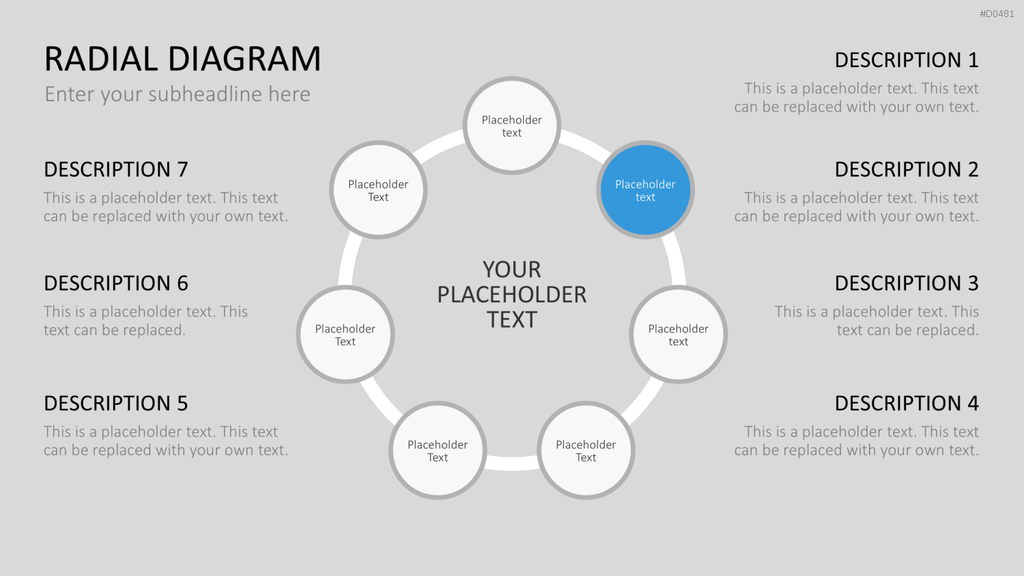 Radial Diagram - Toolbox PowerPoint-Vorlage