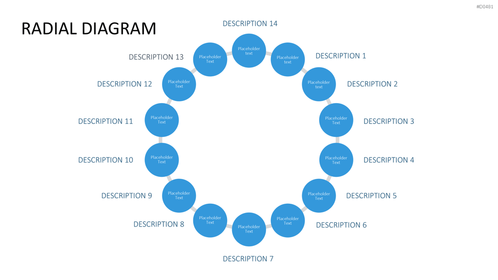 Radial Diagram - Toolbox PowerPoint-Vorlage