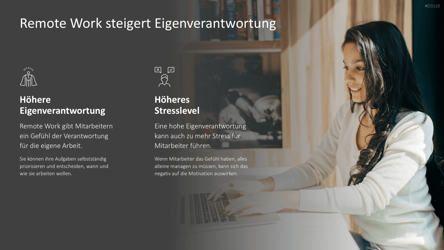 Remote Work / Home Office PowerPoint-Vorlage
