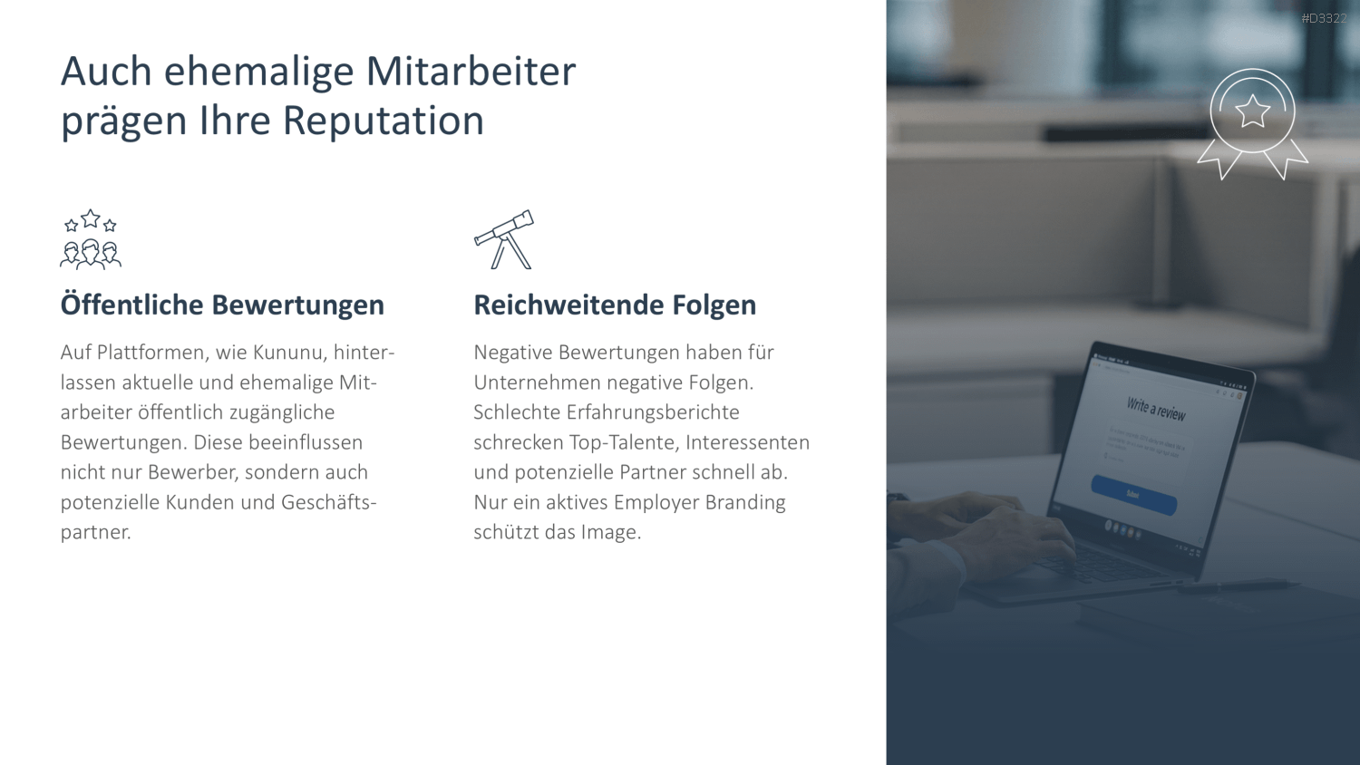 Reputationsmanagement PowerPoint-Vorlage