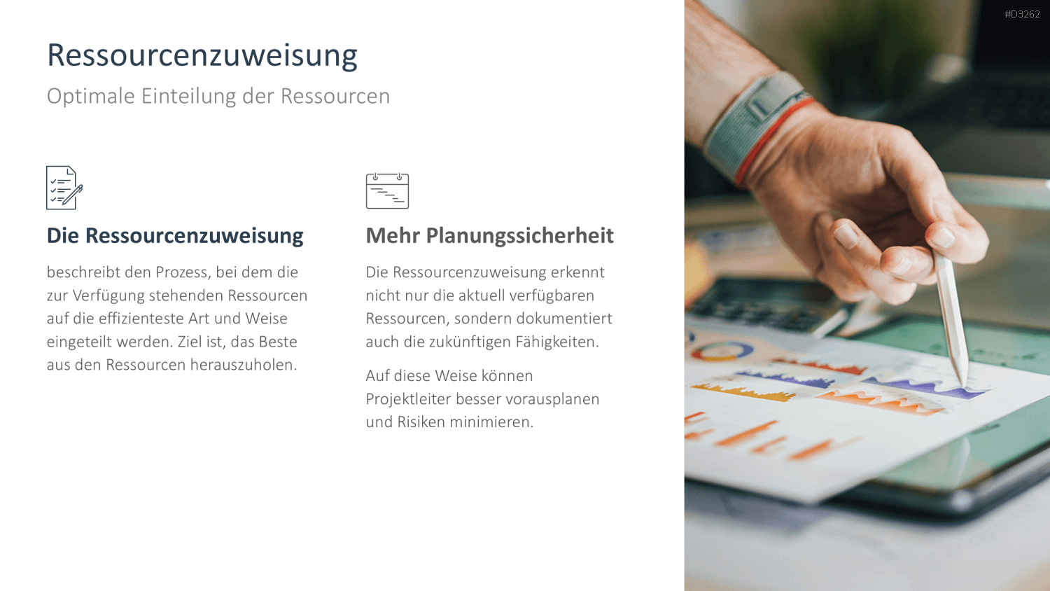 Ressourcenmanagement PowerPoint-Vorlage