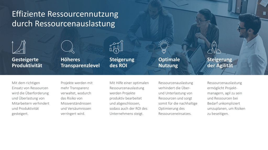 Ressourcenmanagement PowerPoint-Vorlage