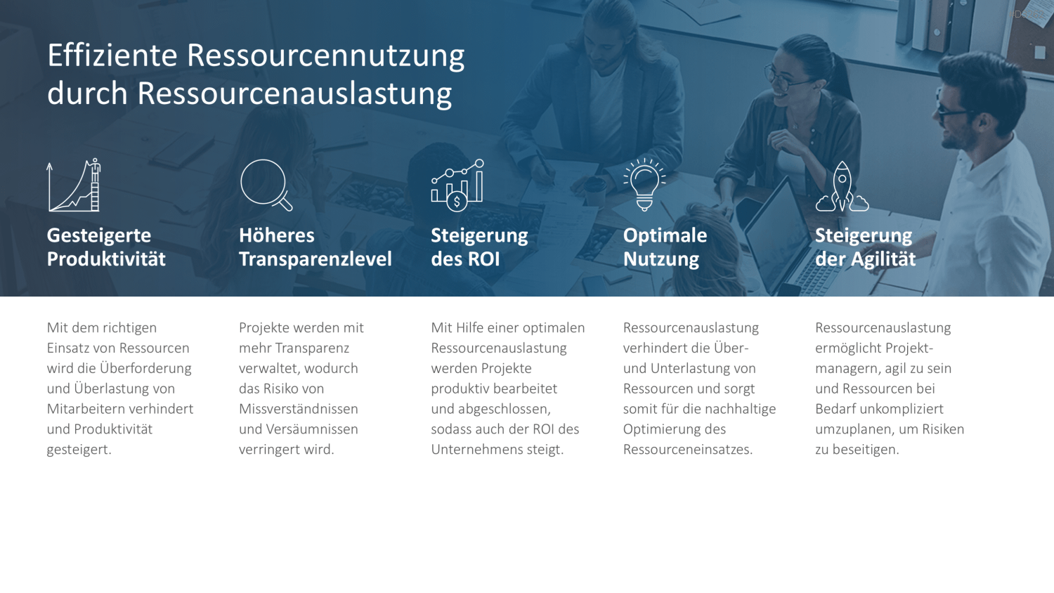 Ressourcenmanagement PowerPoint-Vorlage