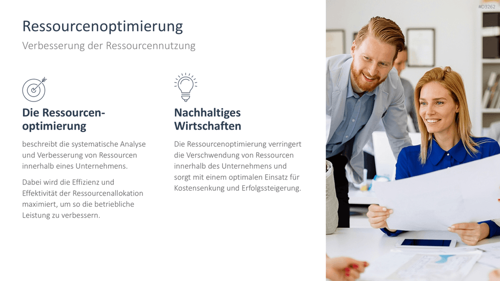 Ressourcenmanagement PowerPoint-Vorlage
