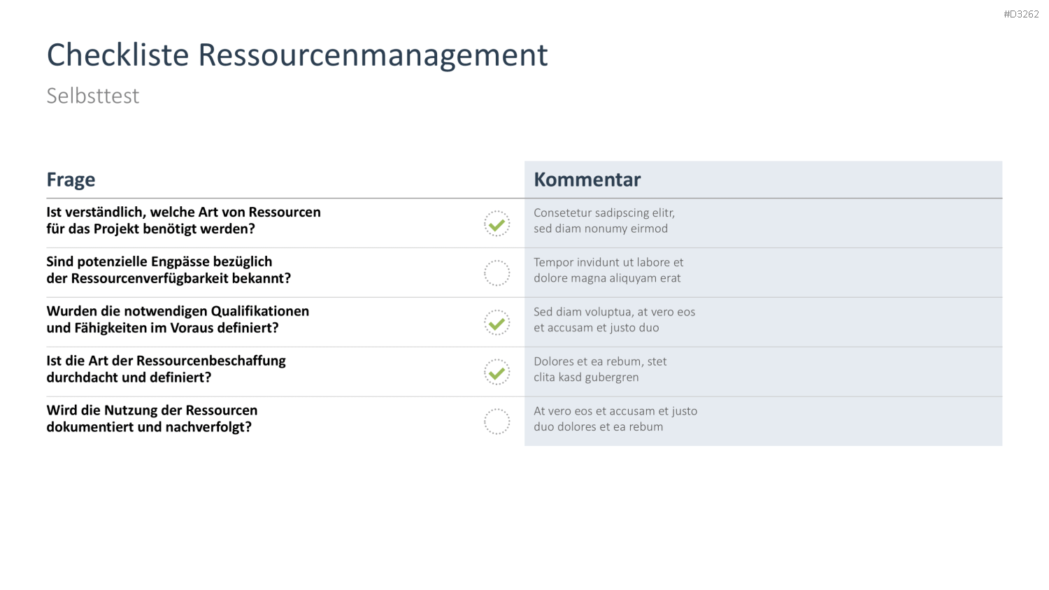 Ressourcenmanagement PowerPoint-Vorlage