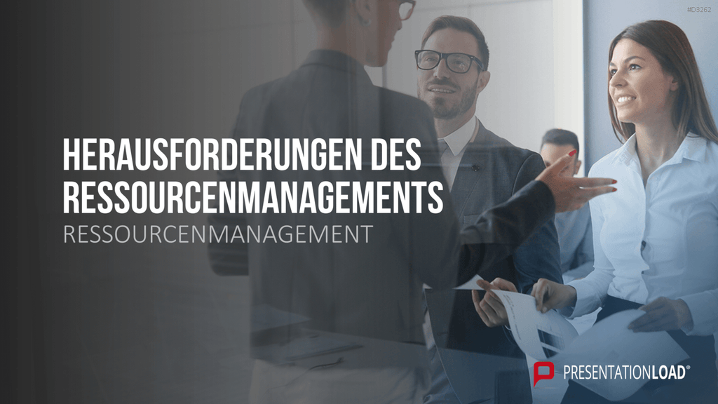 Ressourcenmanagement PowerPoint-Vorlage