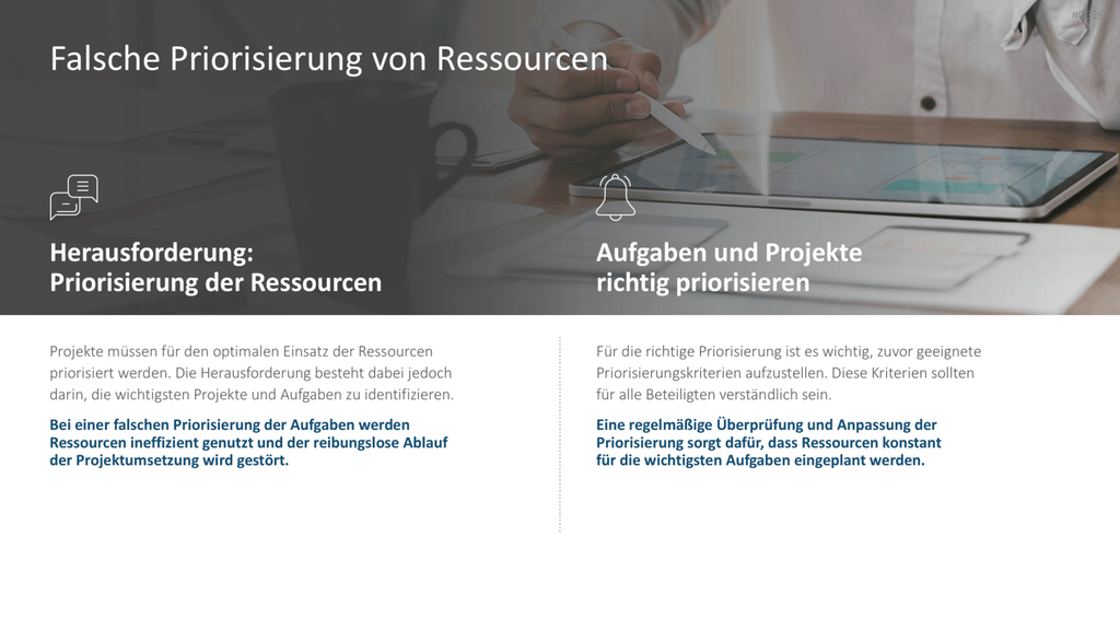 Ressourcenmanagement PowerPoint-Vorlage