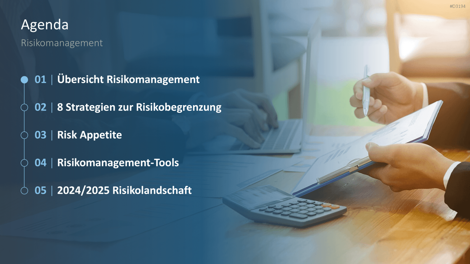 Risikomanagement PowerPoint-Vorlage