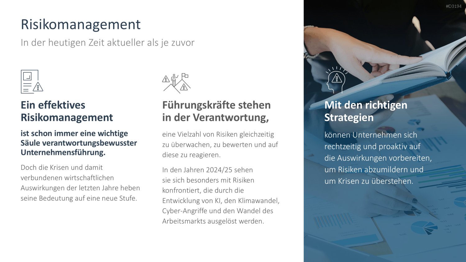 Risikomanagement PowerPoint-Vorlage
