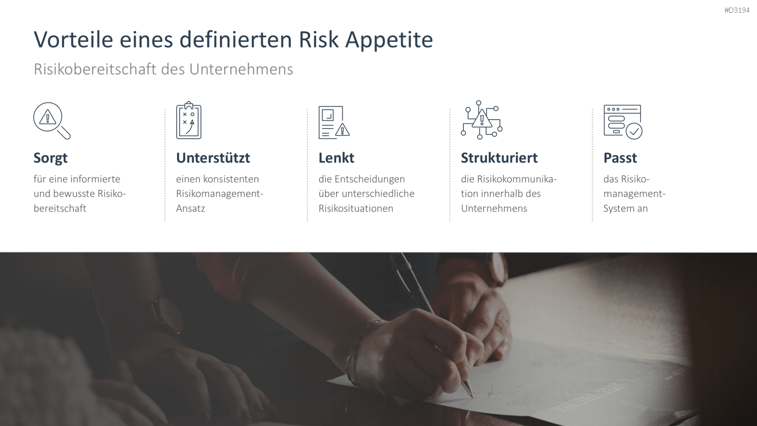 Risikomanagement PowerPoint-Vorlage