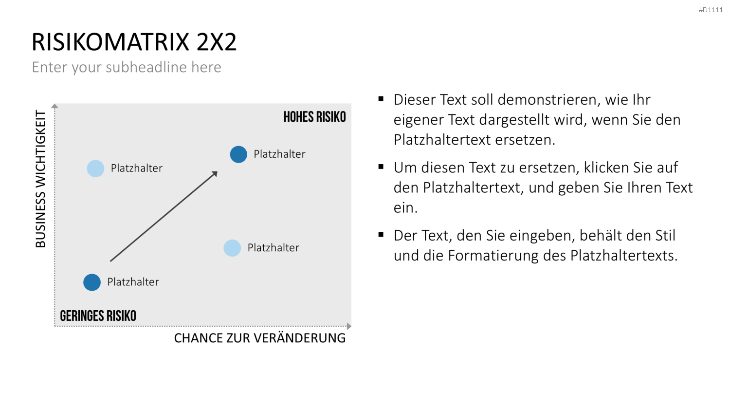 Risikomatrix PowerPoint-Vorlage