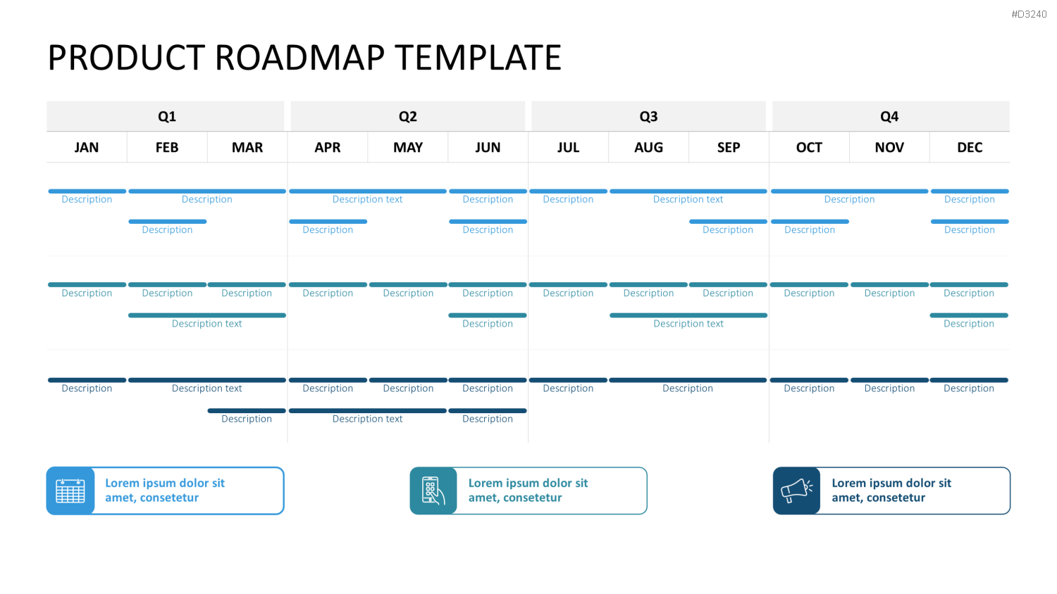 Roadmap-Toolbox PowerPoint-Vorlage