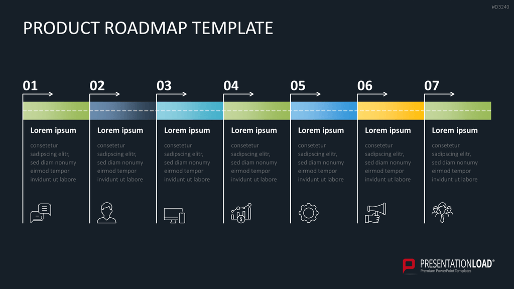 Roadmap-Toolbox PowerPoint-Vorlage