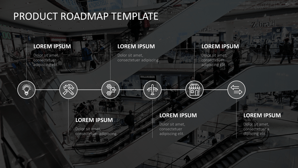Roadmap-Toolbox PowerPoint-Vorlage