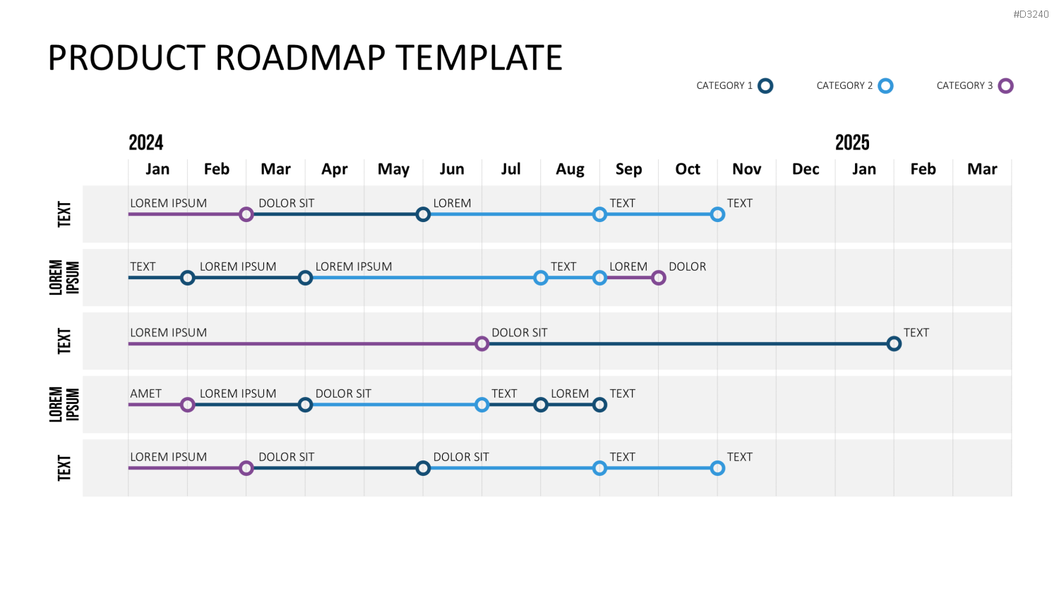 Roadmap-Toolbox PowerPoint-Vorlage