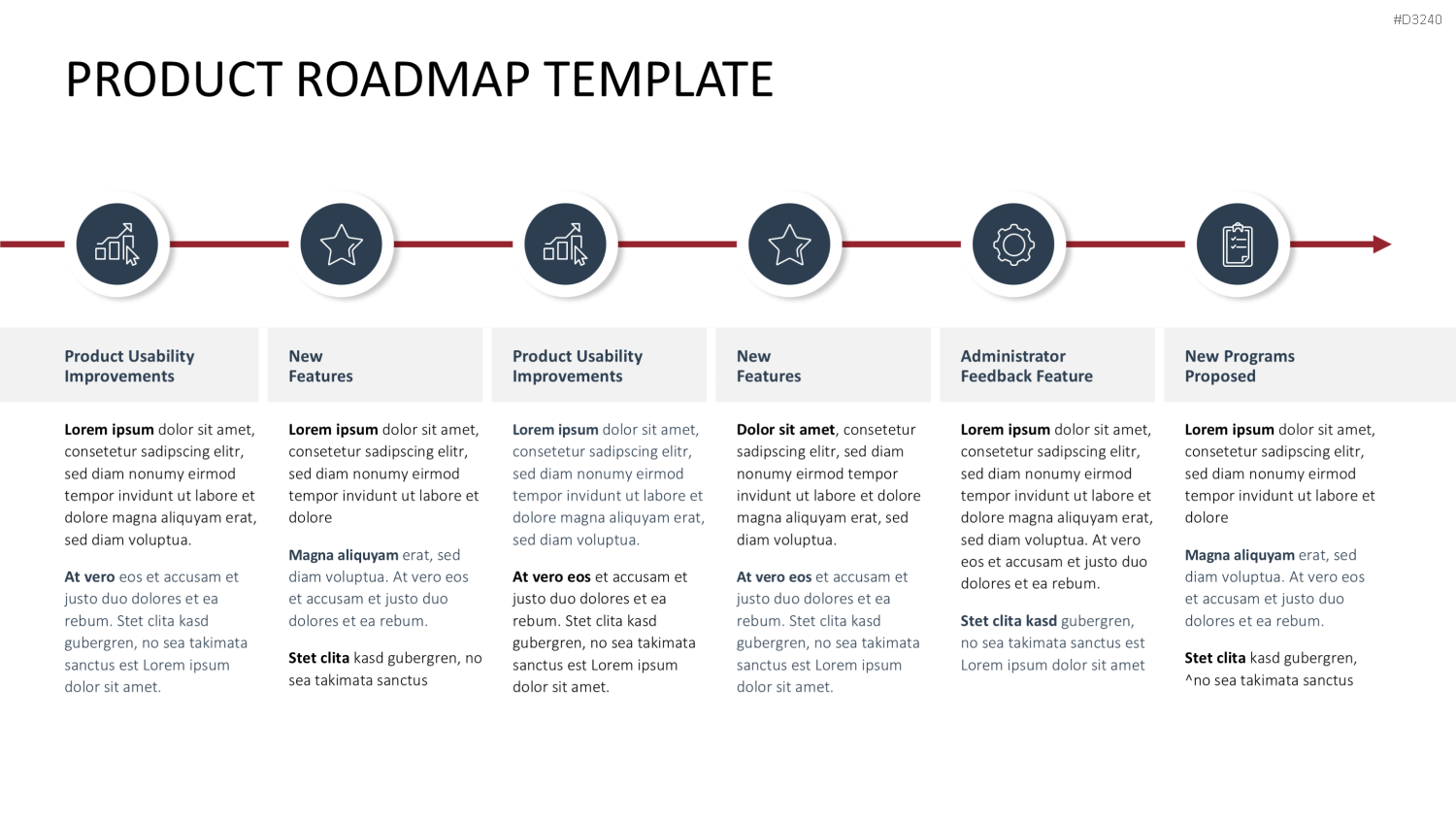 Roadmap-Toolbox PowerPoint-Vorlage