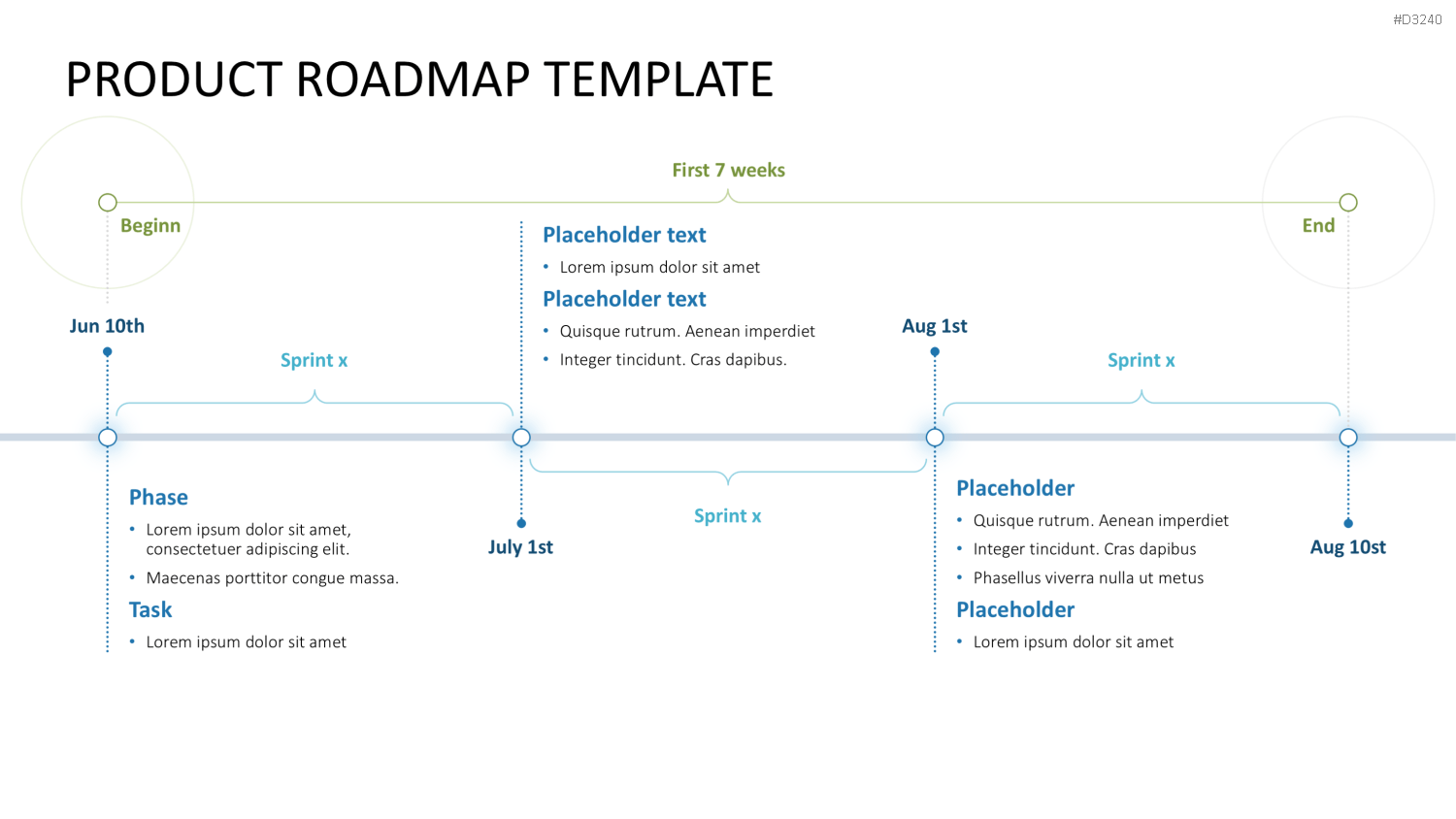 Roadmap-Toolbox PowerPoint-Vorlage