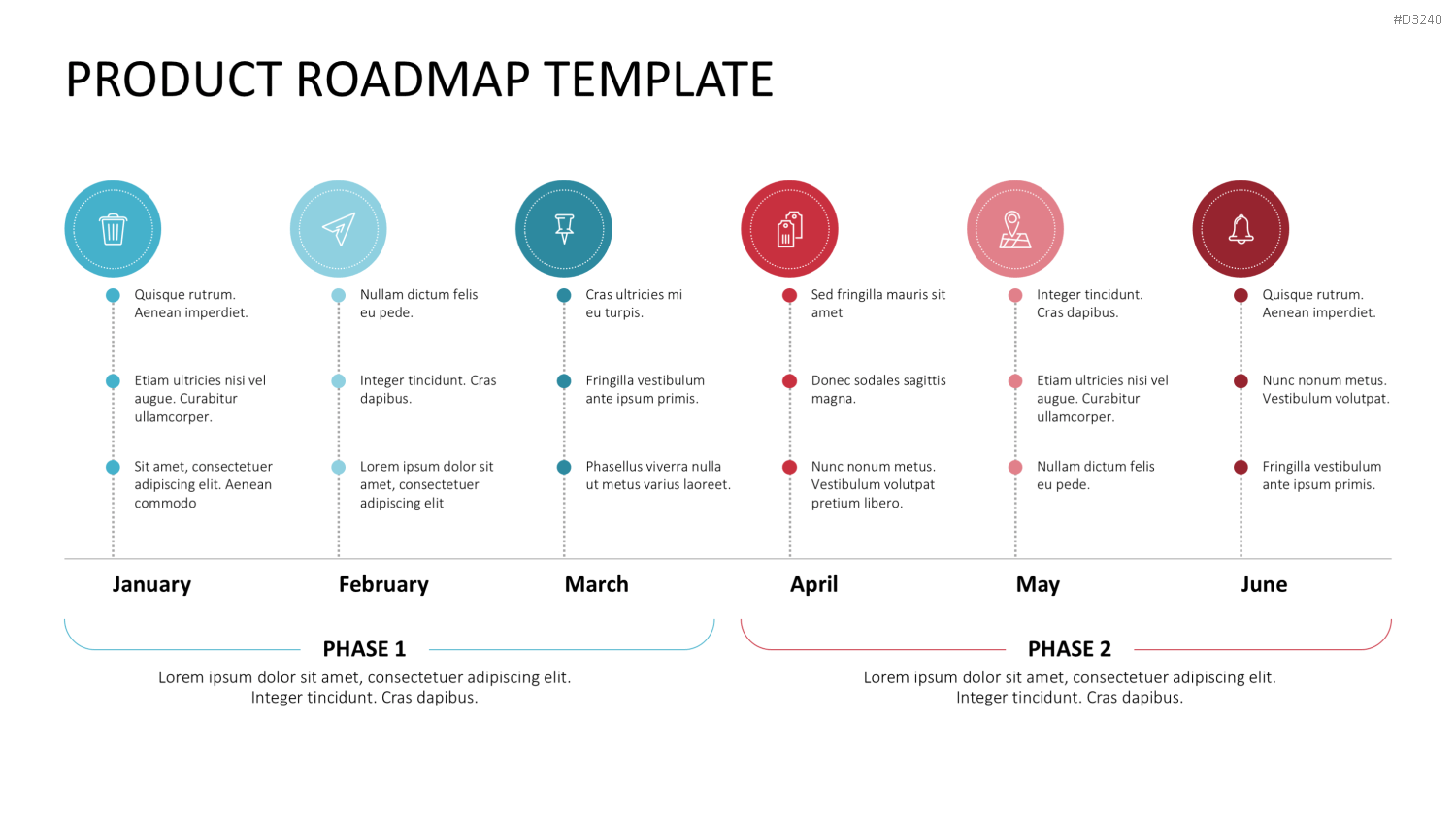 Roadmap-Toolbox PowerPoint-Vorlage