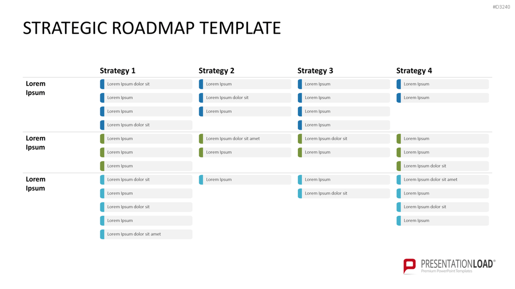 Roadmap-Toolbox PowerPoint-Vorlage