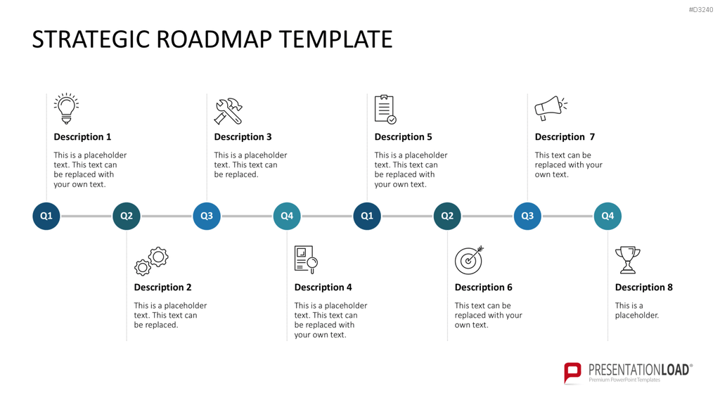 Roadmap-Toolbox PowerPoint-Vorlage