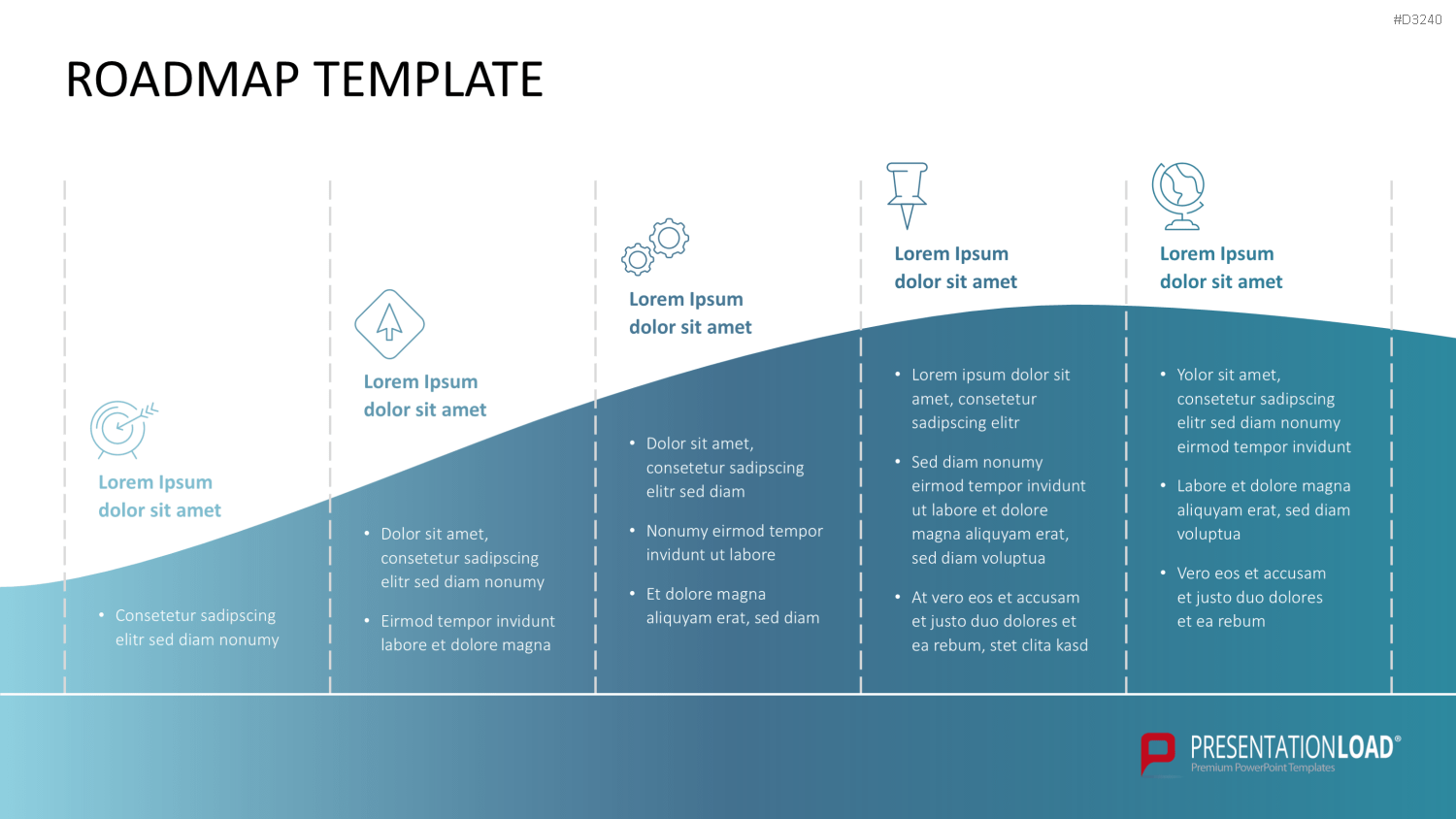Roadmap-Toolbox PowerPoint-Vorlage