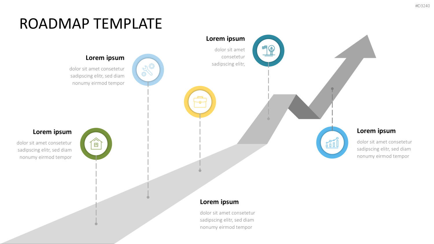 Roadmap-Toolbox PowerPoint-Vorlage