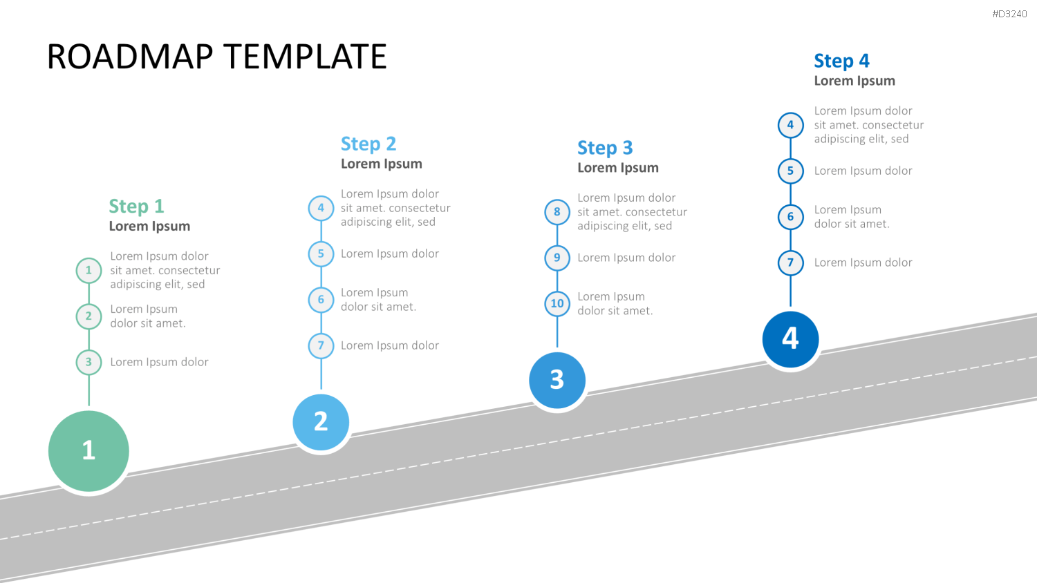Roadmap-Toolbox PowerPoint-Vorlage