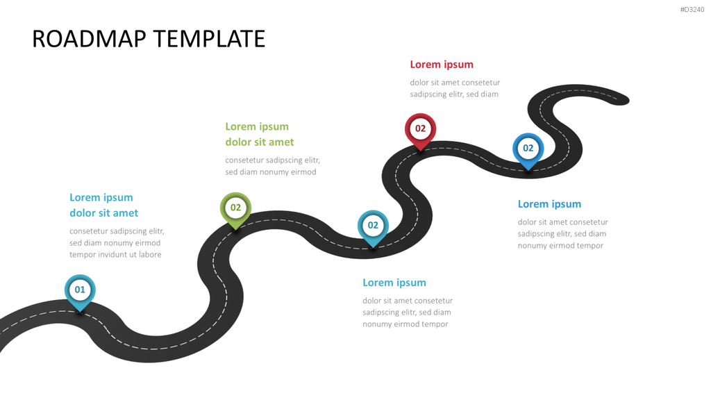 Roadmap-Toolbox PowerPoint-Vorlage
